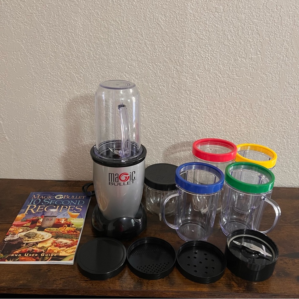 MAGIC BULLET 11pcs Blender with Recipe Book WORKING NO BLADES
